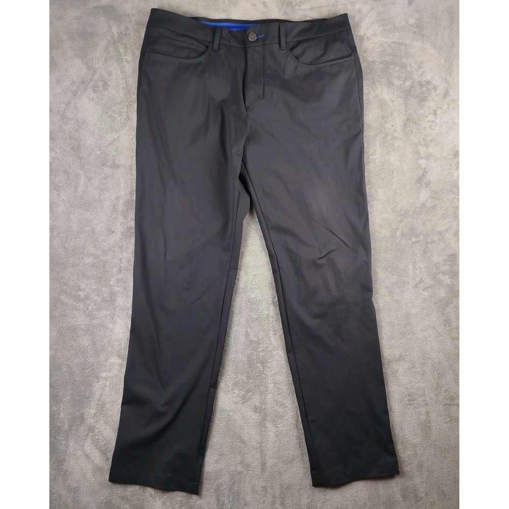 Twillory Tailored Fit Performance Pants Men's Size 34x32 Gray Stretch Golf‎